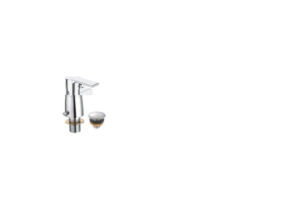 MONOCOMANDO BIDET C/GRIFERIA  LINEA ROLLER WICO 51974