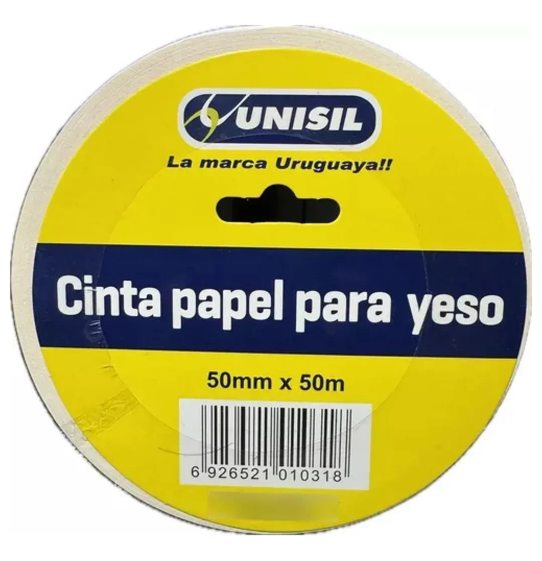 CINTA PAPEL PARA YESO UNISIL 50MM X 50MM