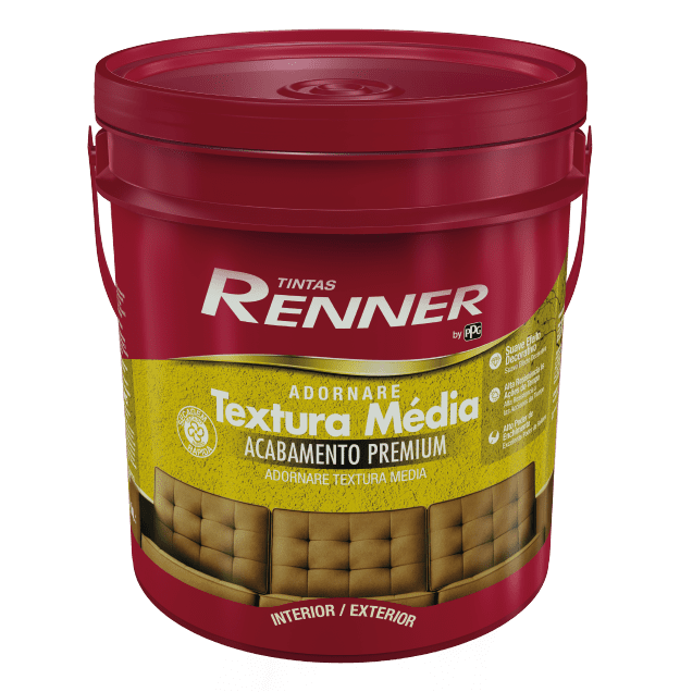 PINTURA RENNER TEXTURA MEDIA - 25KG