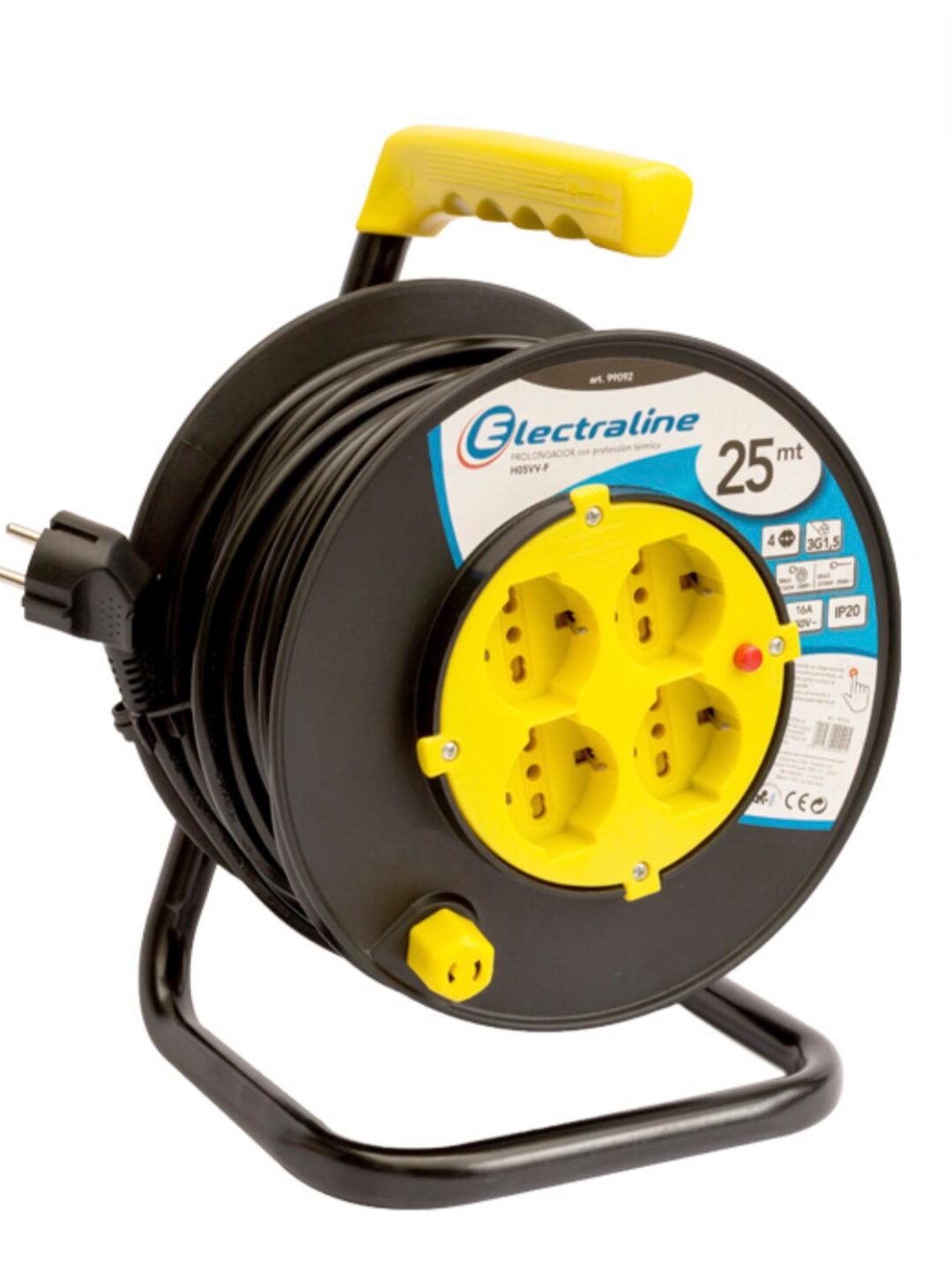 ENROLLADOR PROFES. 25MTS 3x1.5mm2