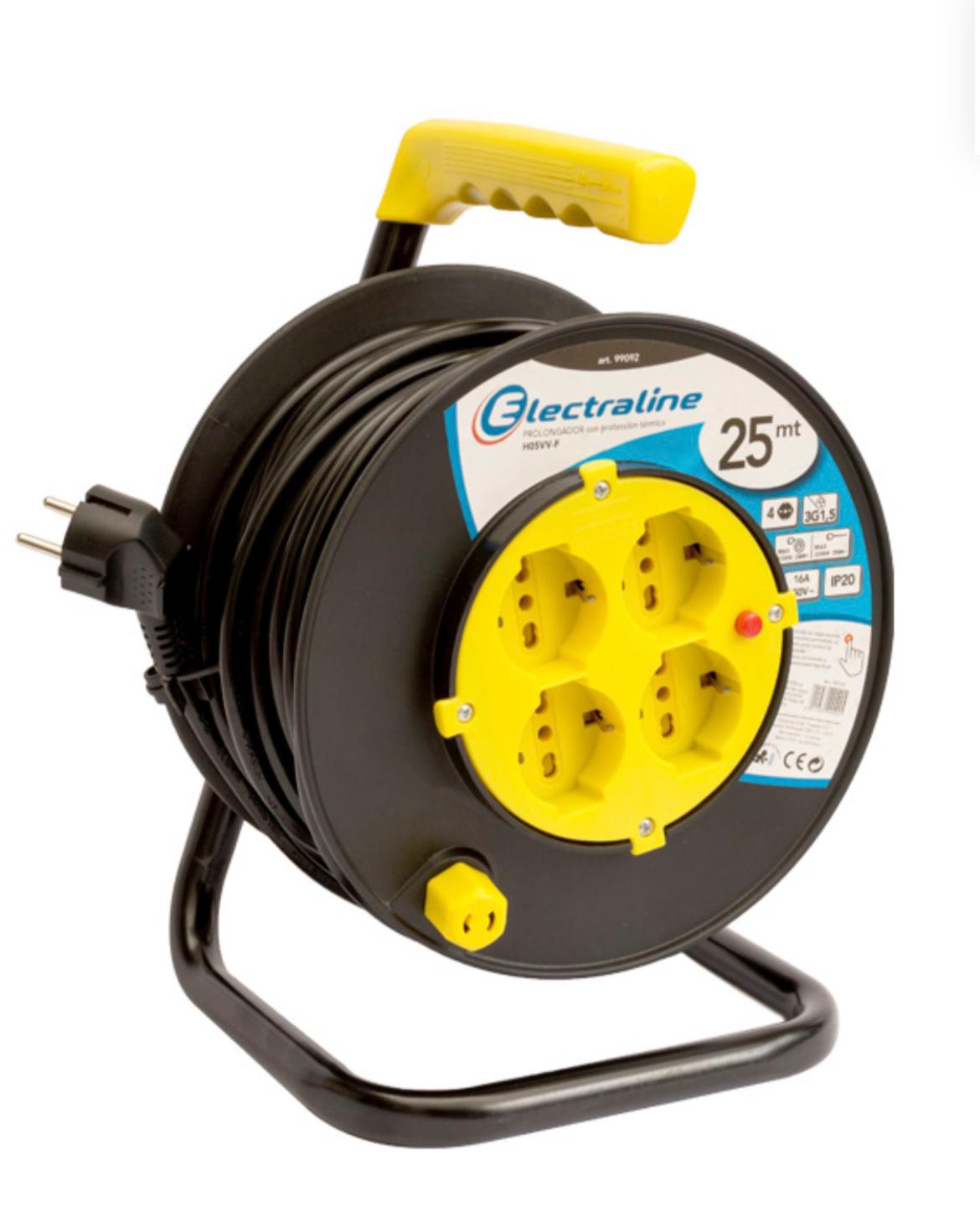 ENROLLADOR PROFES. 25MTS 3x1.5mm2