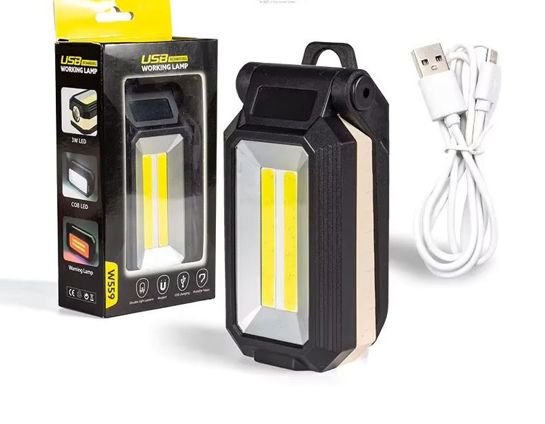 LINTERNA RECARGABLE 10W DE TRABAJO C/BALIZA