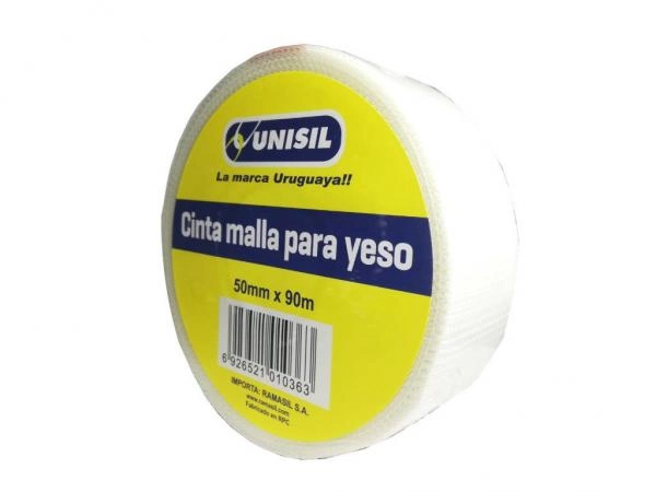CINTA MALLA PARA YESO UNISIL 50 X 90M